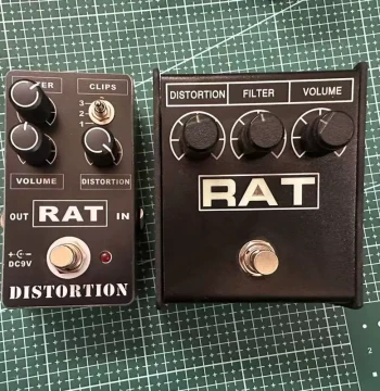 Replica Rat Guitar Pedal Proco RAT LM308 Chip Distortion Pedal Handmade DIY Kit Components