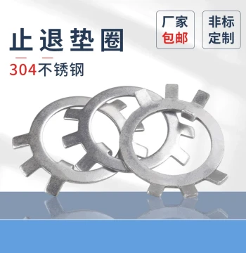 Locking Washer 304 Stainless Steel Round Nut Washer Original GB858 Locking Ring M10-M200 with Clawed Washer