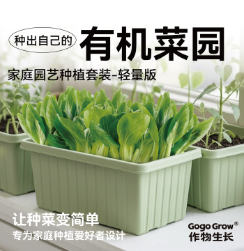 Crop Growth Home Gardening Planting Kit Lite Edition - Edible Organic Vegetable Potted Plant Balcony Gardening Tools