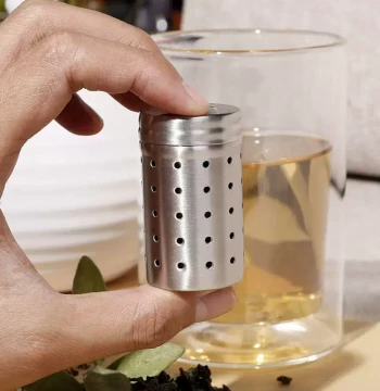 Small Tea Strainer Creative 304 Stainless Steel Tea Leaf Filter Mesh Thermos Tea Strainer Cup Brewing Ball Essential Tool