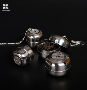 Travel Tea Canister 304 Stainless Steel Filter Food Grade Stainless Steel Tea Filter Mesh Brewing Magic Tool Tea Strainer Net