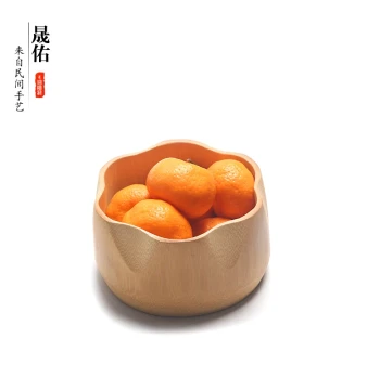 Shengyou Japanese Style Small Bamboo Tea Wash, Retro Kung Fu Tea Accessory, Creative Tea Water Bucket, Cup and Brush Washing Bowl