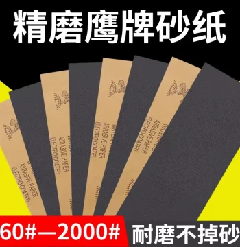Ultra-fine Polishing Sandpaper Set for Collectibles, Wet Sandpaper Sheets, Abrasive Cloth, 60 Grit to 2000 Grit Assortment