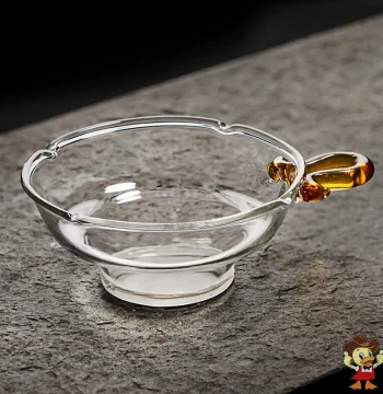 Glass Tea Strainer, Tea Filter Mesh, Tea Infuser, Separator, Filtration Net, Tea Ware Accessory, Fairness Cup & Strainer Set