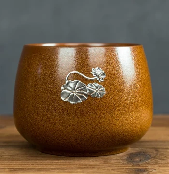 Japanese Style Tea Dregs Jar Tea Wash Brush Wash Teacup Storage Bowl Kung Fu Tea Set Accessories Large Water Vessel Waste Water Bucket Household Jian Water