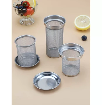 L304 Stainless Steel Tea Strainer for Teapot and Kettle, Fine Mesh Filter for Tea Leaves and Residue, Gongfu Tea Tool