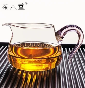 Chabentang Fairness Cup High Borosilicate Glass Heat-Resistant Thickened Tea Sea with Filter Single Gongbei Teaware Premium Tea Divider