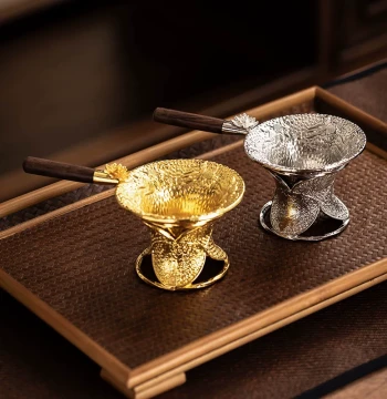 304 Stainless Steel Tea Strainer and Filter Combo Set, Tea Waste Filter Mesh, Fair Cup Filter, Kung Fu Tea Set Accessories