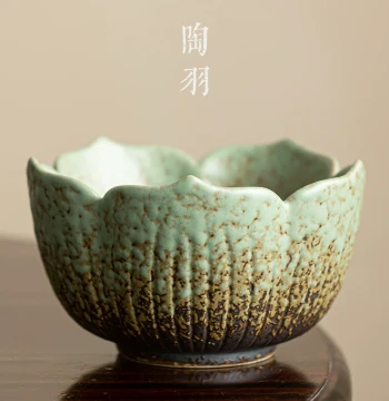 Ceramic Rock-Glaze Large Tea Wash Basin & Brush Washer - Jian Shui, Tea Residue Container, Kung Fu Tea Set Accessory