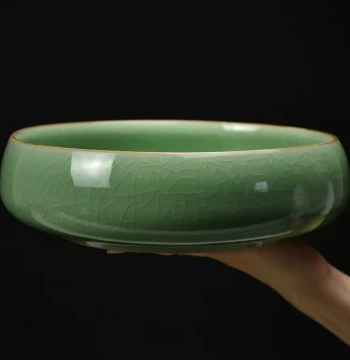 Study Brush Wash Celadon Kung Fu Tea Set Tea Ceremony Cup Wash Tea Wash Flower Pot Multi-Purpose Water Wash Large Ashtray Free Shipping