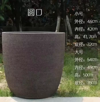 Extra-Large Deep Yixing Zisha Coarse Pottery Planter for Trees - Ideal for Podocarpus, Stump Bonsai, Courtyard Flowers, and Vegetable Gardening