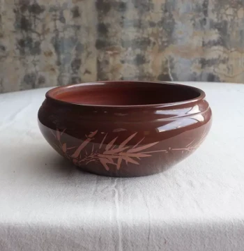 Yunnan Jianshui Purple Pottery Tea Washer, Brush Washer, Large Home Water Rinse Bowl, Water Jar, Kung Fu Tea Set Accessory, Tea Bowl Cup Washer