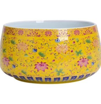 Enamel Large Tea Wash Fruit Plate Household Brush Wash Ceramic Kung Fu Tea Set Accessories Cup Washing Bowl Parts Water