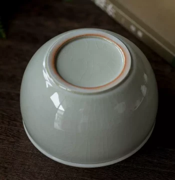 Jingdezhen Wood Ash Glaze Waste Water Bowl: Antique Glaze Japanese-Style Small Tea Wash and Water Rinse for Kung Fu Tea Sets and Tea Ceremony Accessories