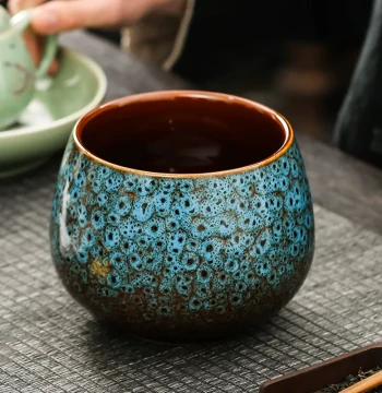Large Ceramic Tea Residue Jar for Home Desktop, Water Vessel, Jian Water Tea Water Tank, Waste Water Bucket, Kung Fu Tea Accessory, Tea Washer Cup Parts
