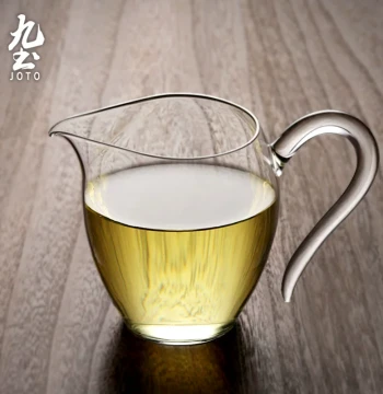 Jiutu Japanese-style Fairness Cup, Premium Glass Tea Divider, Thickened Transparent Teacup, Kung Fu Tea Brewing Set, Tea Sea