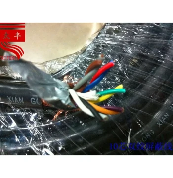 Electric Wire and Cable 485 Signal Line 10-Core Twisted Pair Shielded Wire RVSP 10*0.12 sq mm, National Standard 100% Pure Copper