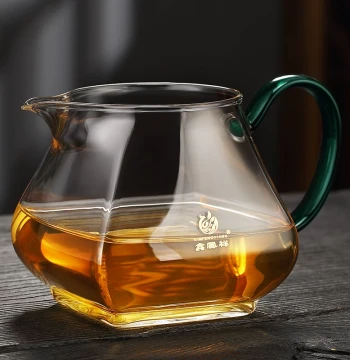 Guanfa Glass Fair Cup Thickened High-Temperature Resistant Kung Fu Tea Set Tea Divider Pouring Cup Tea Sea Public Cup Premium Large Size