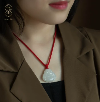 Red Cord Necklace for Pendants – Red String for Ladies' Jade, Emerald, and Gold Ornaments