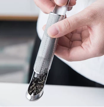 Detachable Stainless Steel British Tea Infuser, Creative Tea Leaf Filter, Tea Strainer, Tea Tube, Tea Stick, Tea Ball, Tea Filter