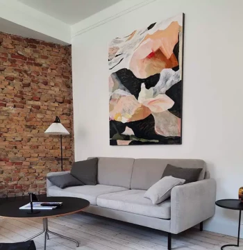 Abstract Oil Painting Hand-Painted Large Wall Art for Living Room