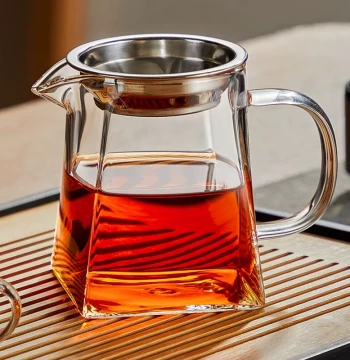 YIHUTEA Thickened Explosion-Proof Gongdao Cup with Filter - Tea Separator Brewing Cup for Kung Fu Tea Sets