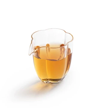 Nanshan Xiansheng Begonia Glass Fairness Cup - Luxury High-End Tea Divider, Home Brewing Cup, Kung Fu Tea Set Accessory