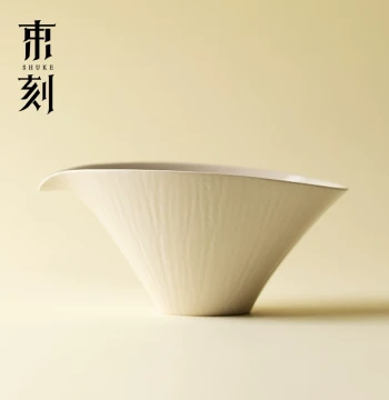 Shuke Japanese Ash-Glazed Fairness Cup, Simple Solid Color Ceramic Kung Fu Tea Set, Tea Sea, Tea Divider, Public Cup