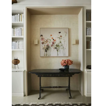 Rinoart Hanging Painting: Ultra-Realistic Hand-Painted Oil 'Spring Letter' Watercolor Floral Art for Living Room