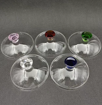 New Glass Gaiwan Teacup Lid - Heat Resistant and Anti-Scald Sancai Gaiwan Single Brewing Bowl, Large Size Kung Fu Tea Ware