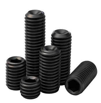 Grade 12.9 Hex Socket Cup Point Set Screws Headless Machine Screws M1.6 M2 M2.5 M3 M4 M5 M6