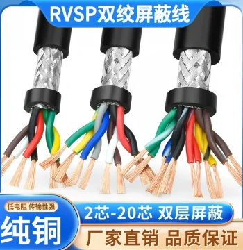Twisted Shielded Wire RVSP 2/4/6/8 Core 0.2/0.3/0.5/0.75/1 mm² - 485 Communication Signal Cable