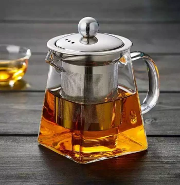Thickened High-Temperature Resistant Glass Gongdao Cup Handmade Fair Cup Teacup Home Filter Tea Sea Strainer Kung Fu Tea Set