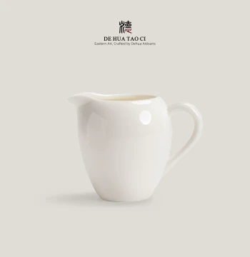 Dehua Ceramic: Mutton Fat Jade Porcelain Beauty Fairness Cup; White Porcelain Tea Sea and Divider for Kung Fu Tea Sets; Uniformity Cup and Tea Distributor