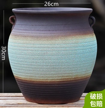Extra-Large Ceramic Planter with Wide Mouth – Breathable Zisha Clay Pot Ideal for Bougainvillea Bonsai and Home Gardening, Bulk Available