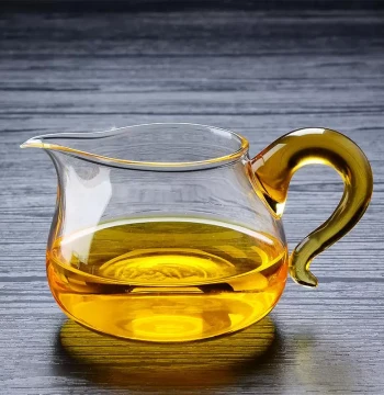 Large High-Temperature Resistant Glass Premium Tea Sea Fair Cup - Home Use Heat-Resistant Tea Divider with Thickened Design for Tea Ceremony Accessories