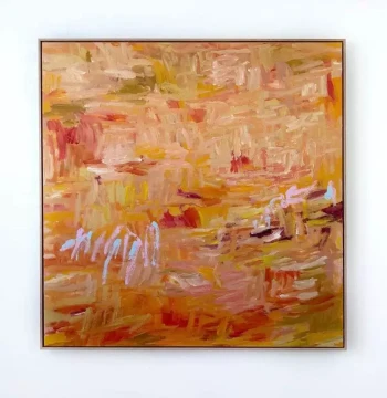 Abstract Oil Painting Large Colorful Wall Art