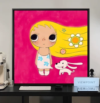 Digital Oil Painting DIY Kit, Cute Niche Artistic Design for Living Room Decor