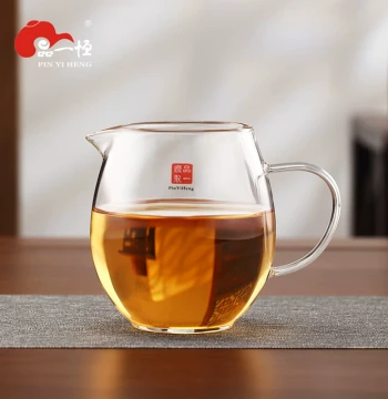 Pinyiheng High Borosilicate Glass Gongdao Cup Thickened Fair Cup Transparent Tea Sea Heat-Resistant Premium Filter-Integrated Set