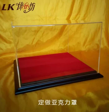 Custom Acrylic Dust Cover, Organic Glass Craft Ornament Transparent Case, Display Cover for Jade and Gold Carvings