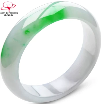 Haoba Impression Bangle Home S3 Burmese Source Jadeite Jade Bangle Natural Type A Jewelry Jade Ornament Multiple Styles