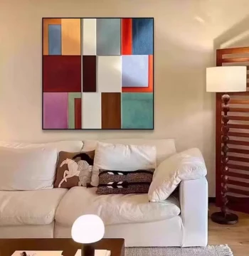 Abstract Oil Painting Colorful Realm Art Wall Picture