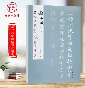 Selected Calligraphy Inscriptions by Famous Masters Through the Ages: Zhao Mengfu Vol. 3 by Yang Dongsheng - Annotated Text, Seals, Brush Techniques, Ink Traces for Copying and Practice (Wenwu Publishing House)