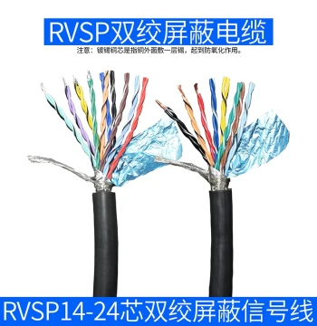 Twisted Pair Shielded Signal Cable RVSP 14-Core 16-Core 20-Core 24-Core 0.2 0.3 sq mm Communication Cable Control Line