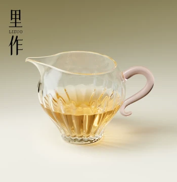 Lizuo Heat-Resistant Thickened High Borosilicate Glass Fairness Cup. Creative Premium Tea Server and Uniform Tea Cup for Kung Fu Tea Sets.