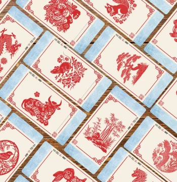 Specialty Paper-Cut Bookmarks, Folk Crafts, Chinese Characteristic Small Gifts, Diplomatic and Overseas Gifts for Foreigners