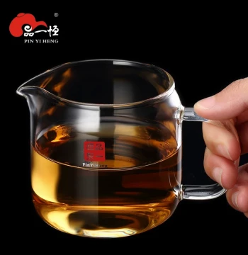 Pinyiheng High-Grade Glass Fairness Cup - Heat-Resistant, High-Temperature Tolerant, Thickened Tea Divider, Tea Sea for Kung Fu Tea Set, Small Gongbei