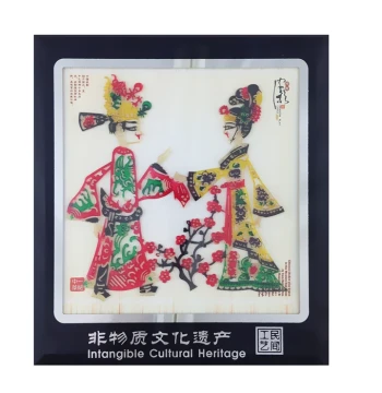 Xi'an Shadow Puppet Decorative Painting – Chinese-Style Specialty Gift for Foreigners, Overseas Presents, Handicraft Souvenirs