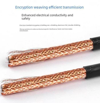 National Standard RVVSP Twisted Shielded Cable 2-Core 4-Core RS485 Communication Line 0.5 0.75 1 1.5 sq mm Signal Wire
