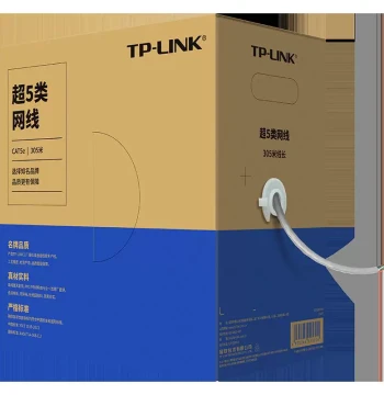 TL-EC5e-305A Cat5e Gigabit Ethernet Cable, High-Speed Broadband Monitoring PoE Network Cable 305 Meters Oxygen-Free Copper
